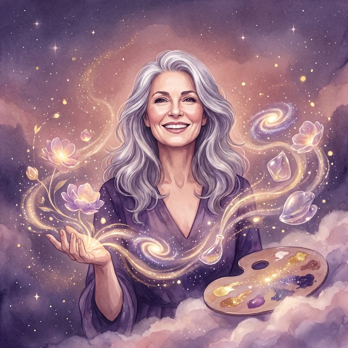 Die Schöpferin – Archetyp-Illustration